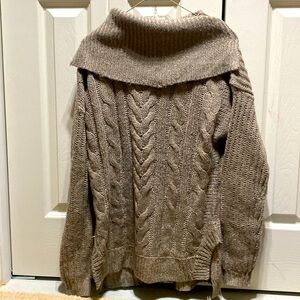 Cozy women cowl neck sweater